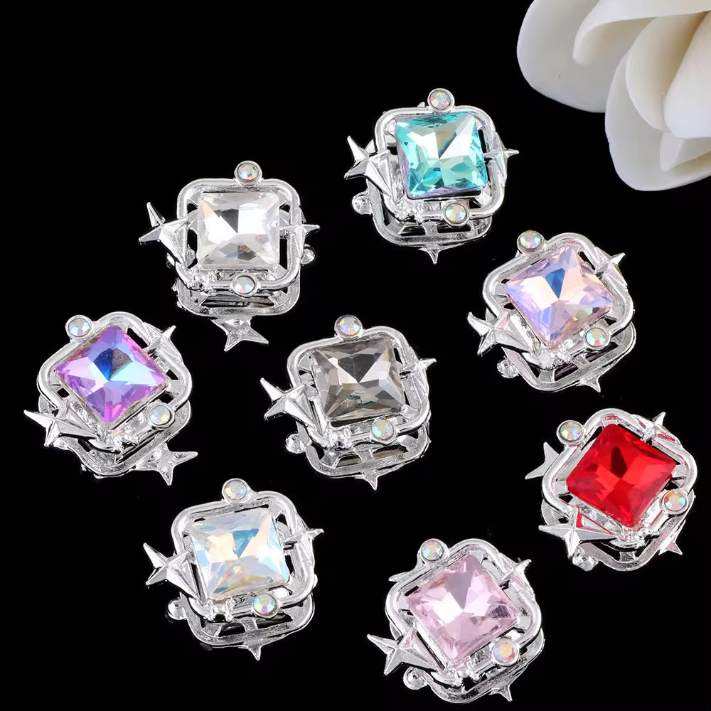 16mm Diamond Star Metal Rhinestone Beads Main image