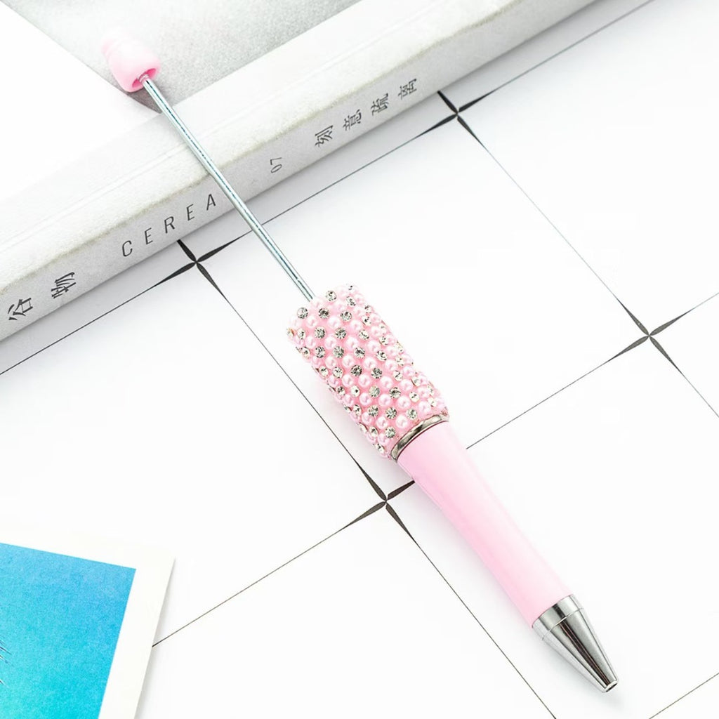 Pearl Rhinestone Beadable Pens