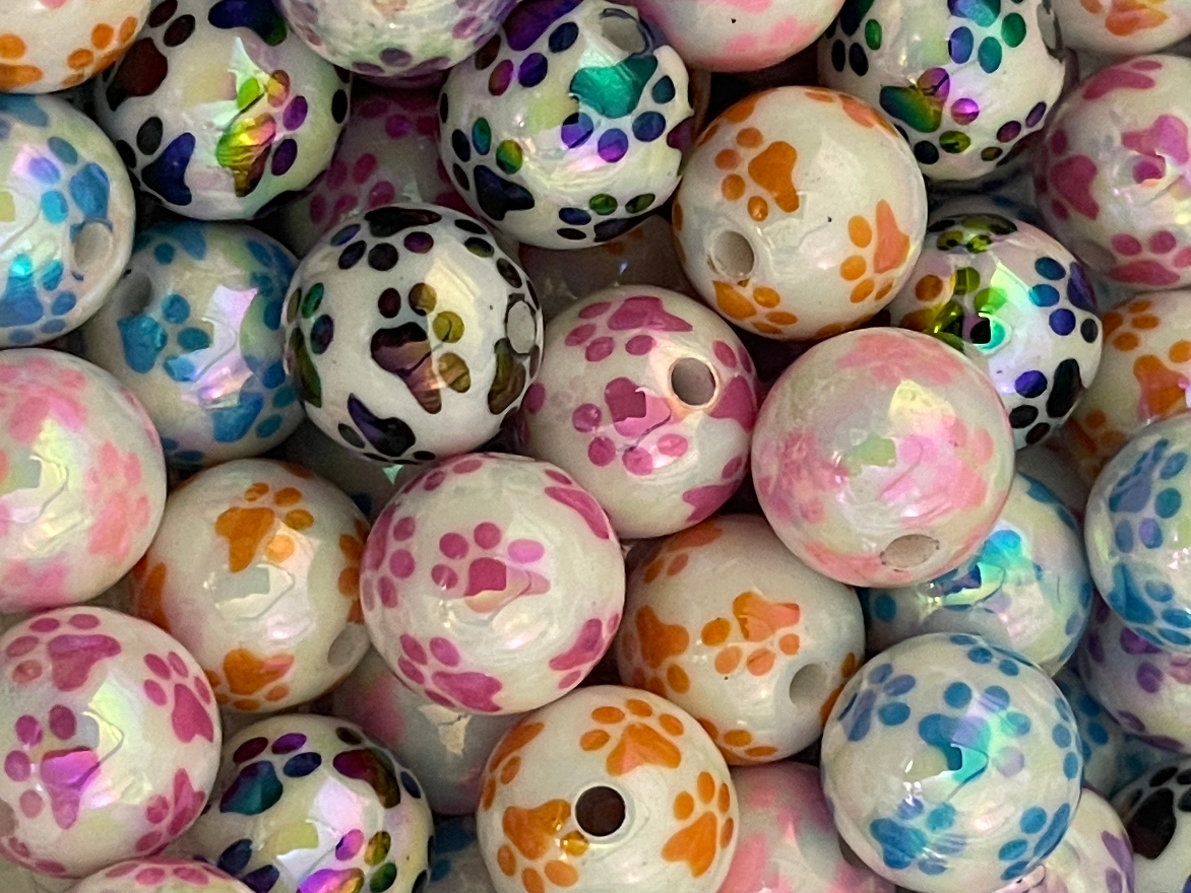 16mm Dog Paw Bead Mix-A17 Main image