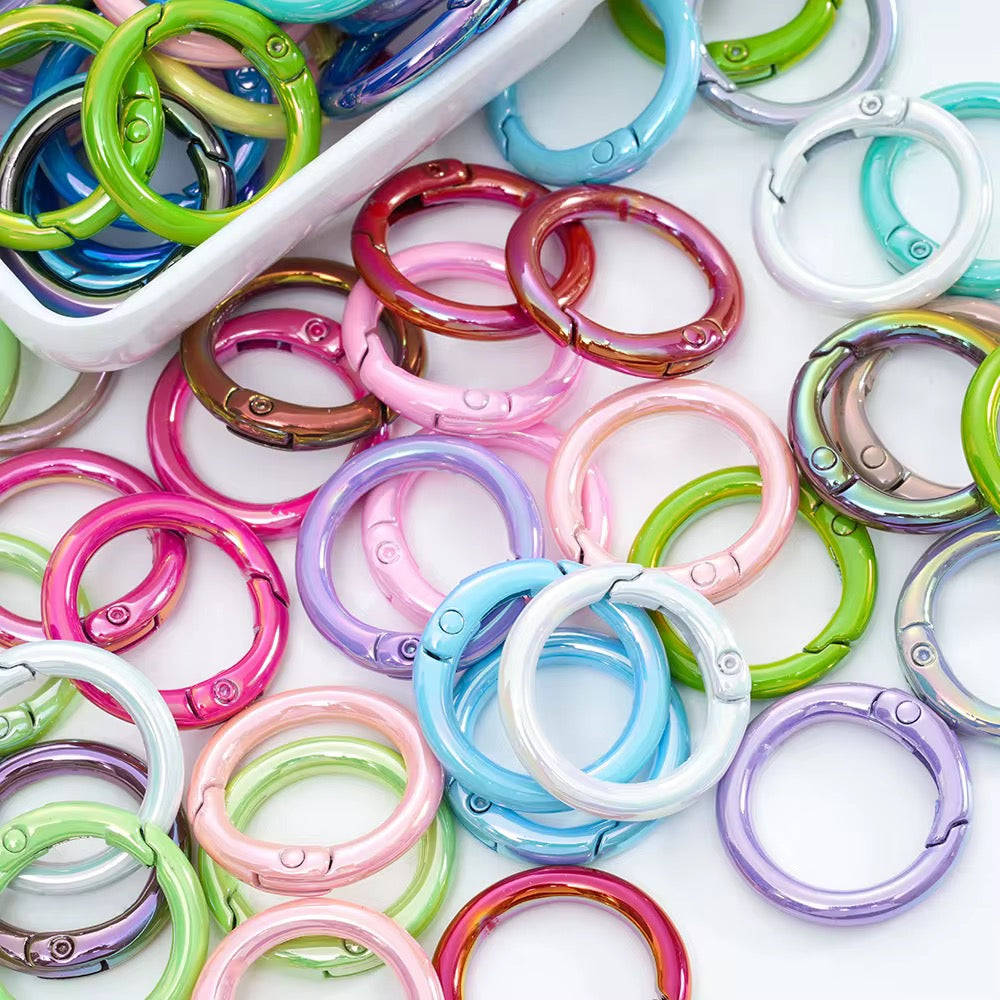 Metal Round Carabiner Keyring (25pcs) Main image