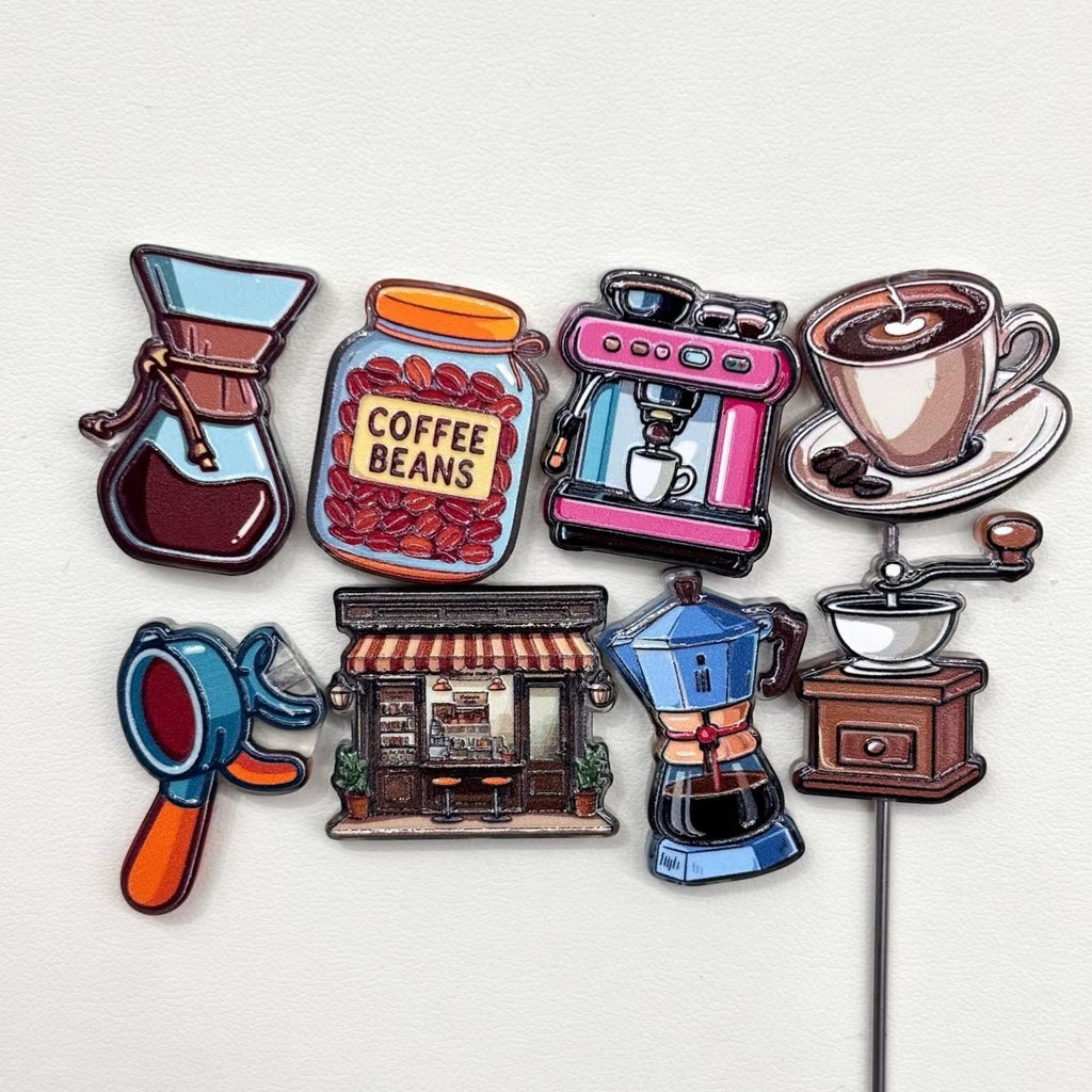 Coffee Acrylic Focal Mix-