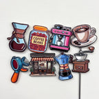 Coffee Acrylic Focal Mix-