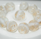 16mm Shimmer Gold Foil Beads (Mix and Single Colors)
