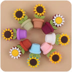 3D Sunflowers In Pot