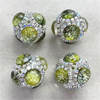 21mm Rhinestone w Gradient Cristal Beads