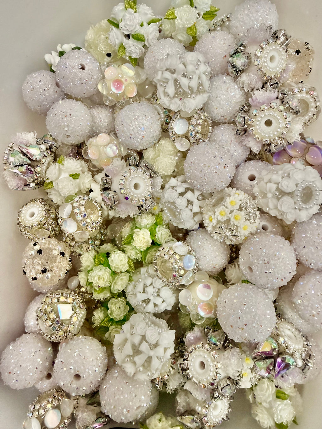 Fancy Rhinestone Color Bead Mixes (20pcs)