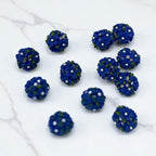 18mm Fancy Clay Daisy and Stone Beads (Brights)