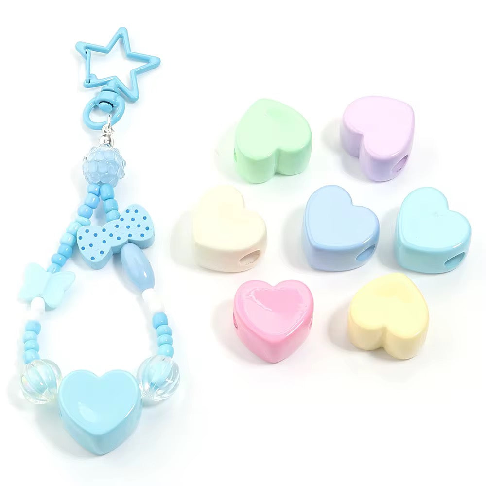 Wide Hole Shape Mix Beads (10pcs)