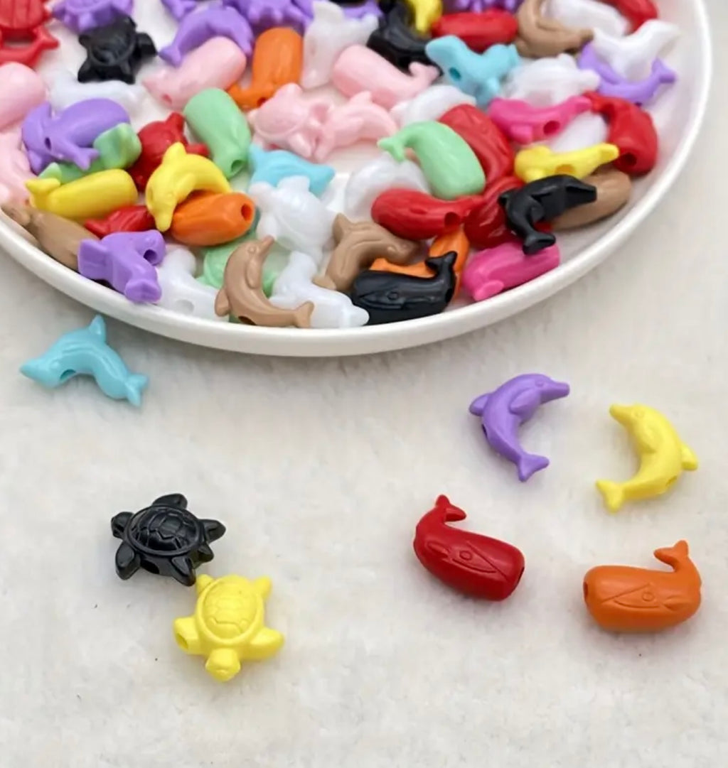 Cute Sea Creatures Beads Mix