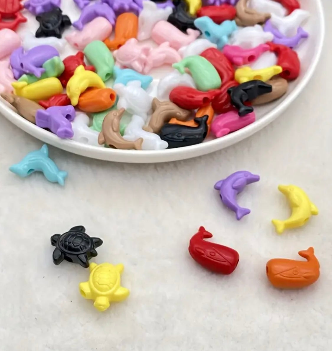 Cute Sea Creatures Beads Mix