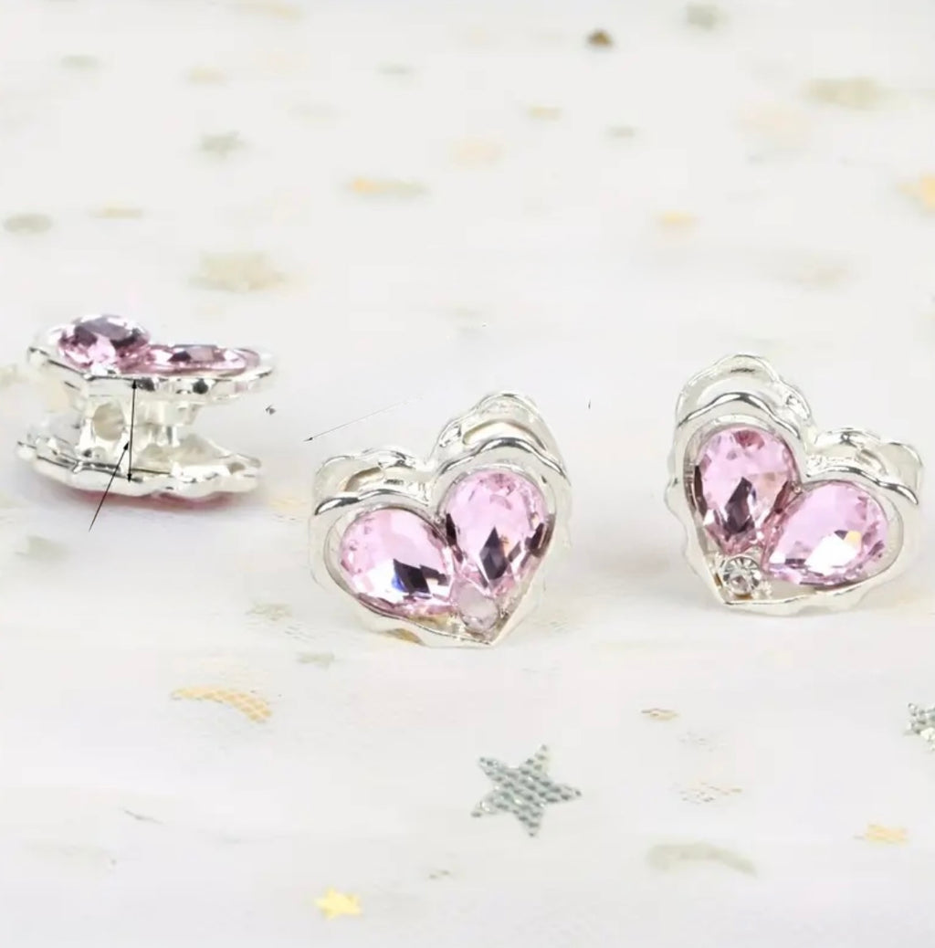 Rhinestone Alloy Hearts