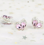 Rhinestone Alloy Hearts