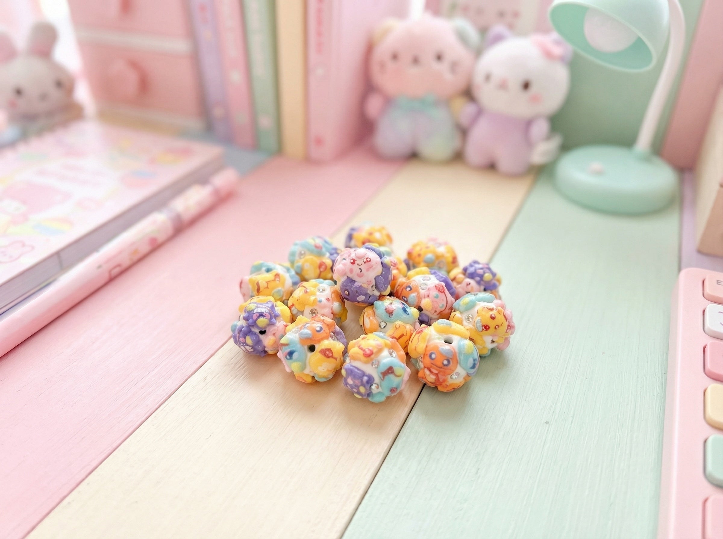 20mm Pokemon Fancy Bead (5pcs) Main image