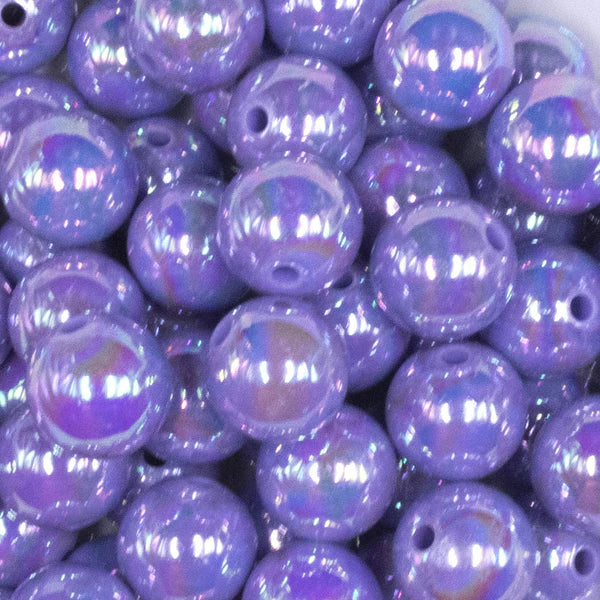 16mm UV Covered Beads Periwinkle Main image