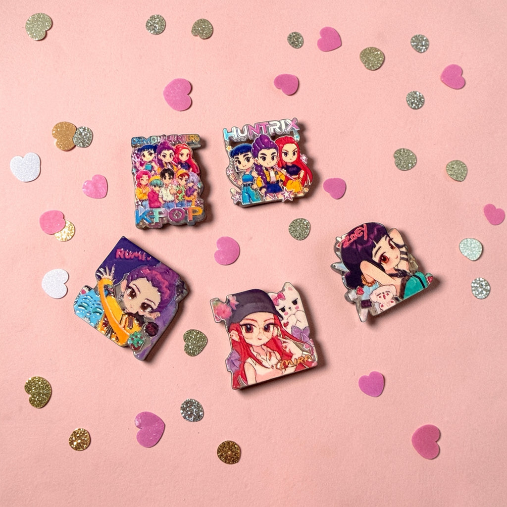 K-pop DH Acrylic Focal Beads Mix -🎡