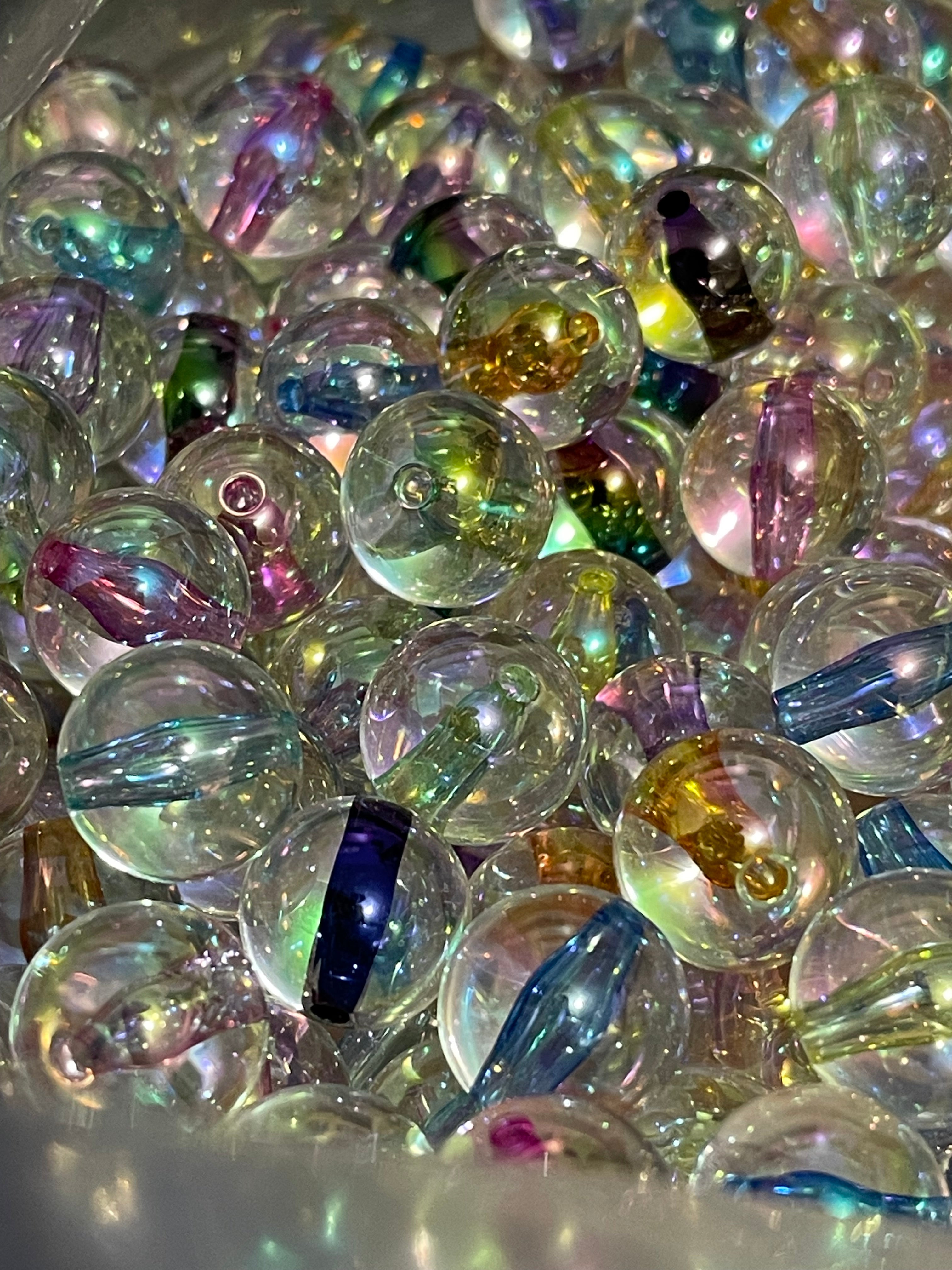 16mm Colored Cylinder Beads Mix-B16