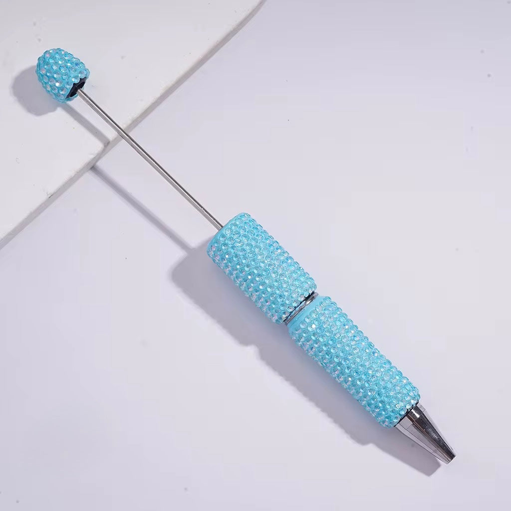 Clear Shinny Rhinestone Clay  Beadable Pens