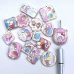 Twinstar Acrylic Shaped Beads-DD7