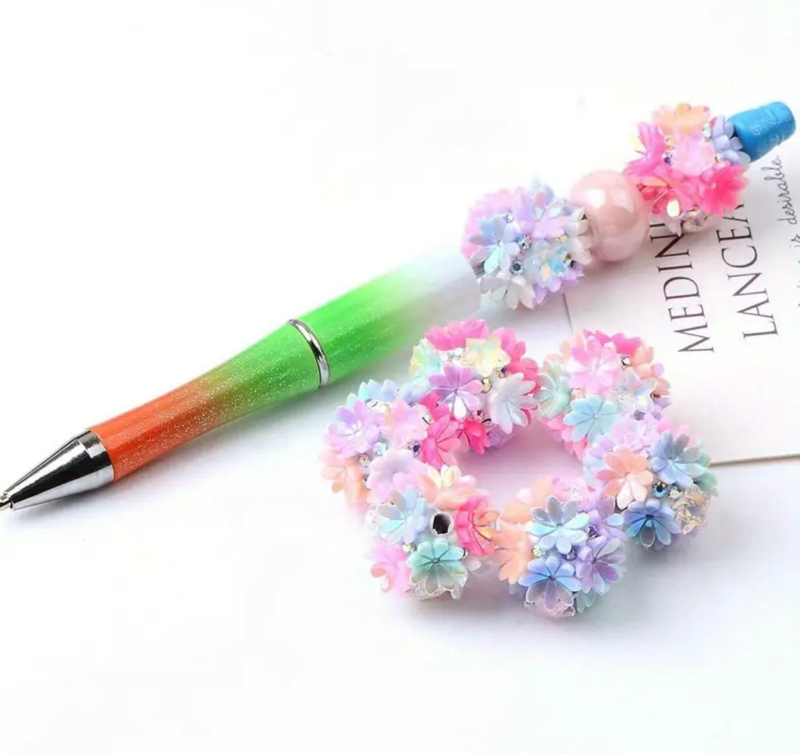 16mm Multicolor Daisy Fancy Beads Secondary image