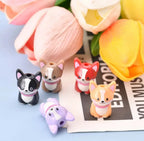 16mm Cute Corgi Dog Beads
