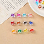 8mm Double Layer Hexagon Small Acrylic (Single Colors)