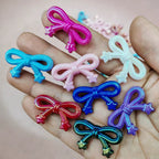 Solid Color Bow Knot Beads-A16