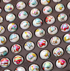 16mm Medical Print Beads Mix-A22