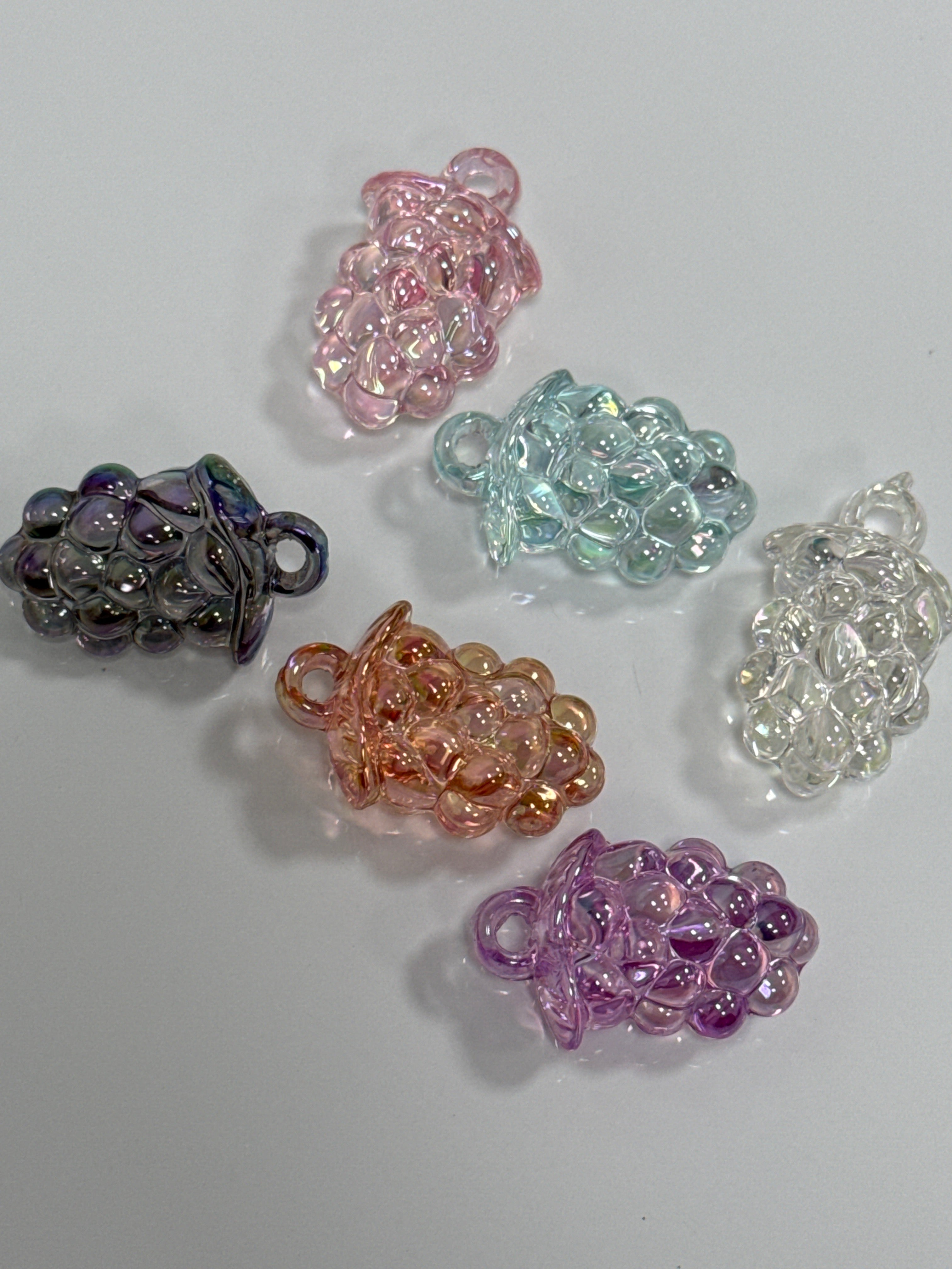 Grape Bunch Pendant Bead Mix -F2 Secondary image