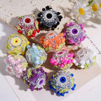 20mm  Tulip Flower Bouquet Fancy Beads (5pcs)