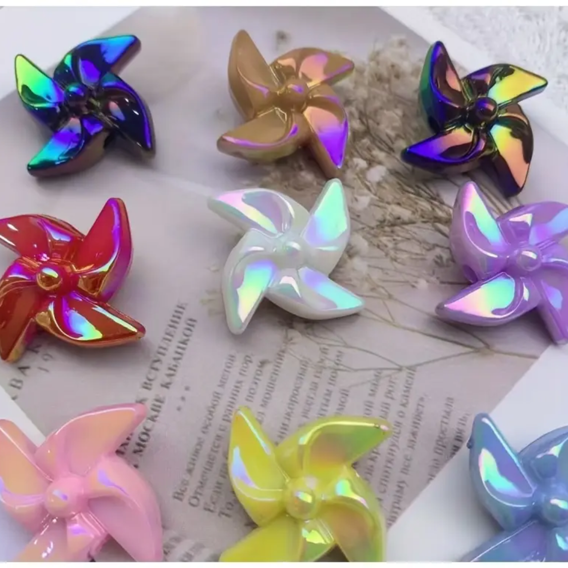 AB Pinwheel Beads Main image