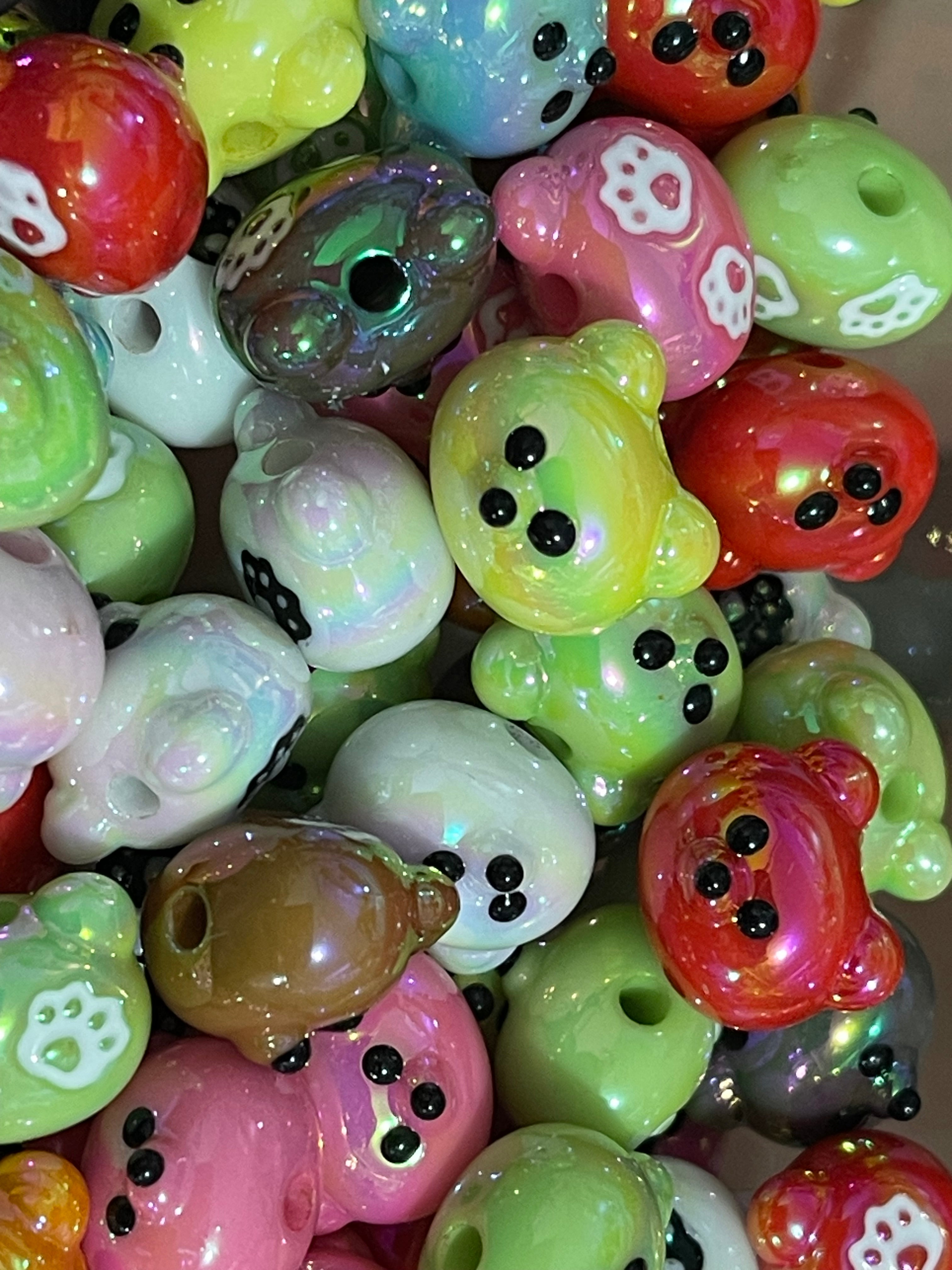 Bear Head Beads-L9 Main image