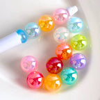 12mm Glossy Jelly Bright Colors Bead Mix-W4