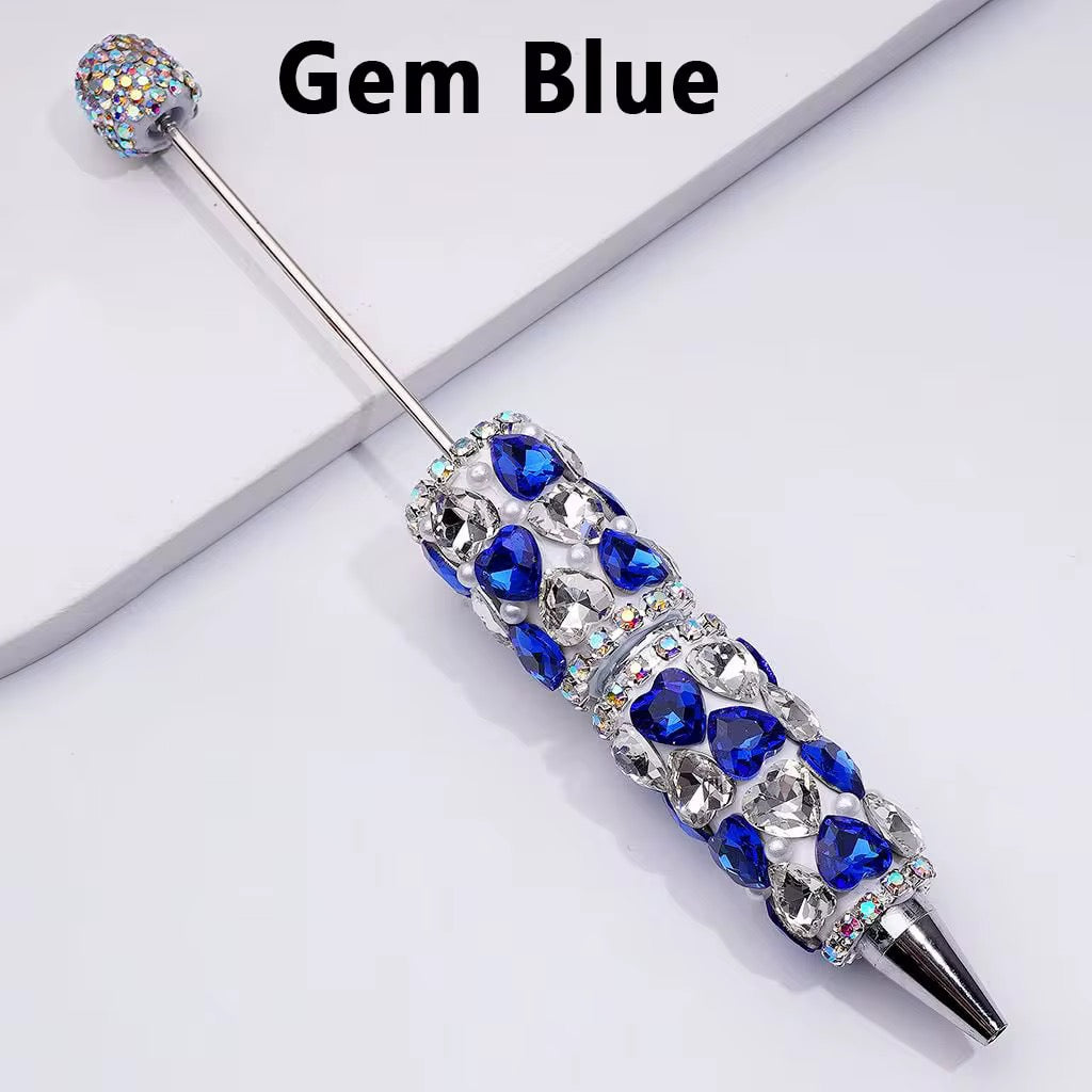 Crystal Heart Rhinestone Beadable Pens