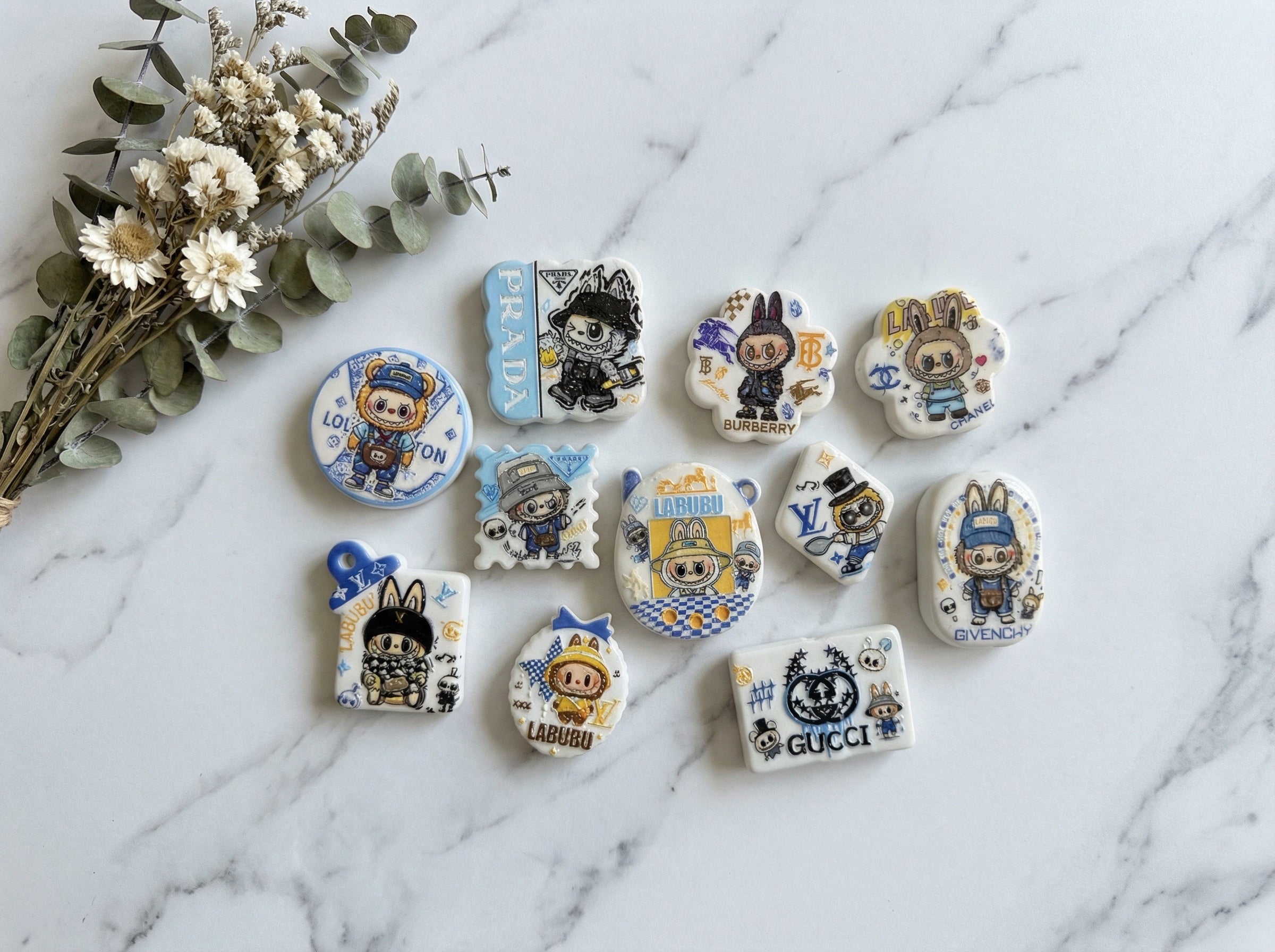 Designer LabubuAcrylic Beads Mix-Y18 Main image