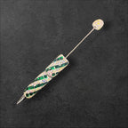 Diagonal Rectangle Square Rhinestone Beadable Pens