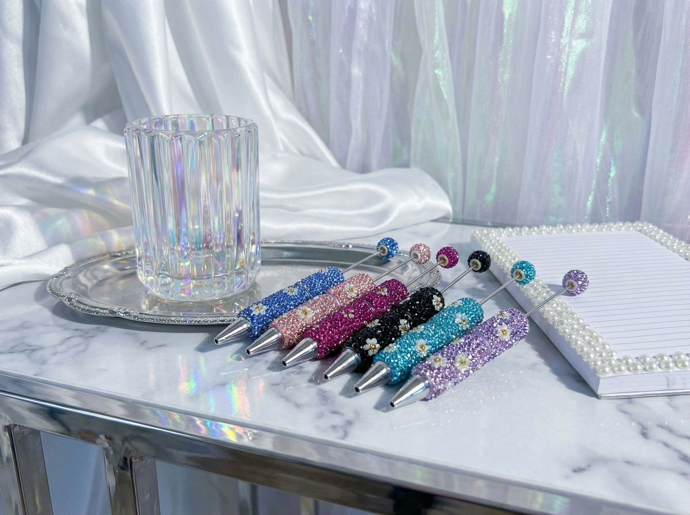 Daisy Rhinestone Pen Bundle