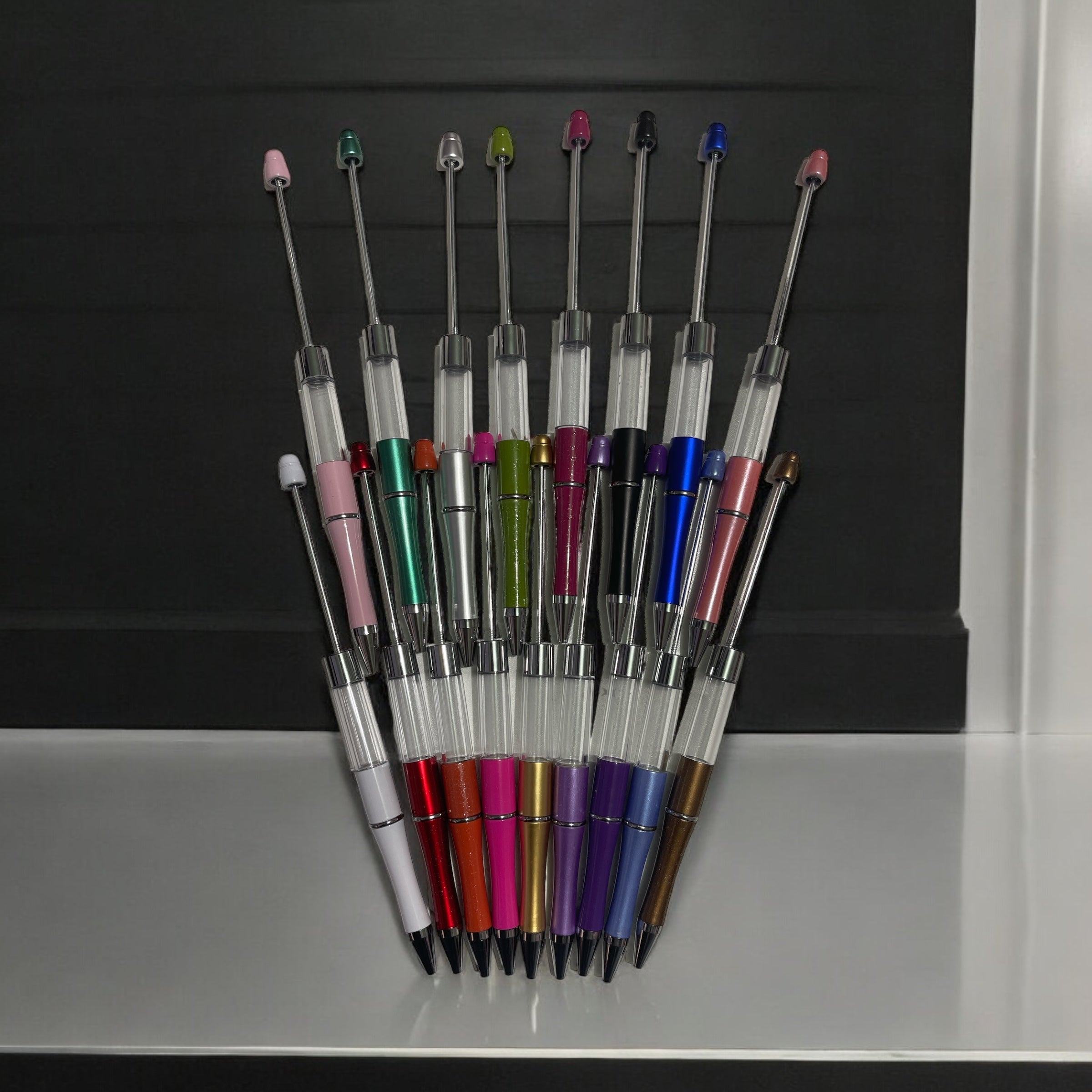 Shaker/Snowglobe beadable pens (Style 2)