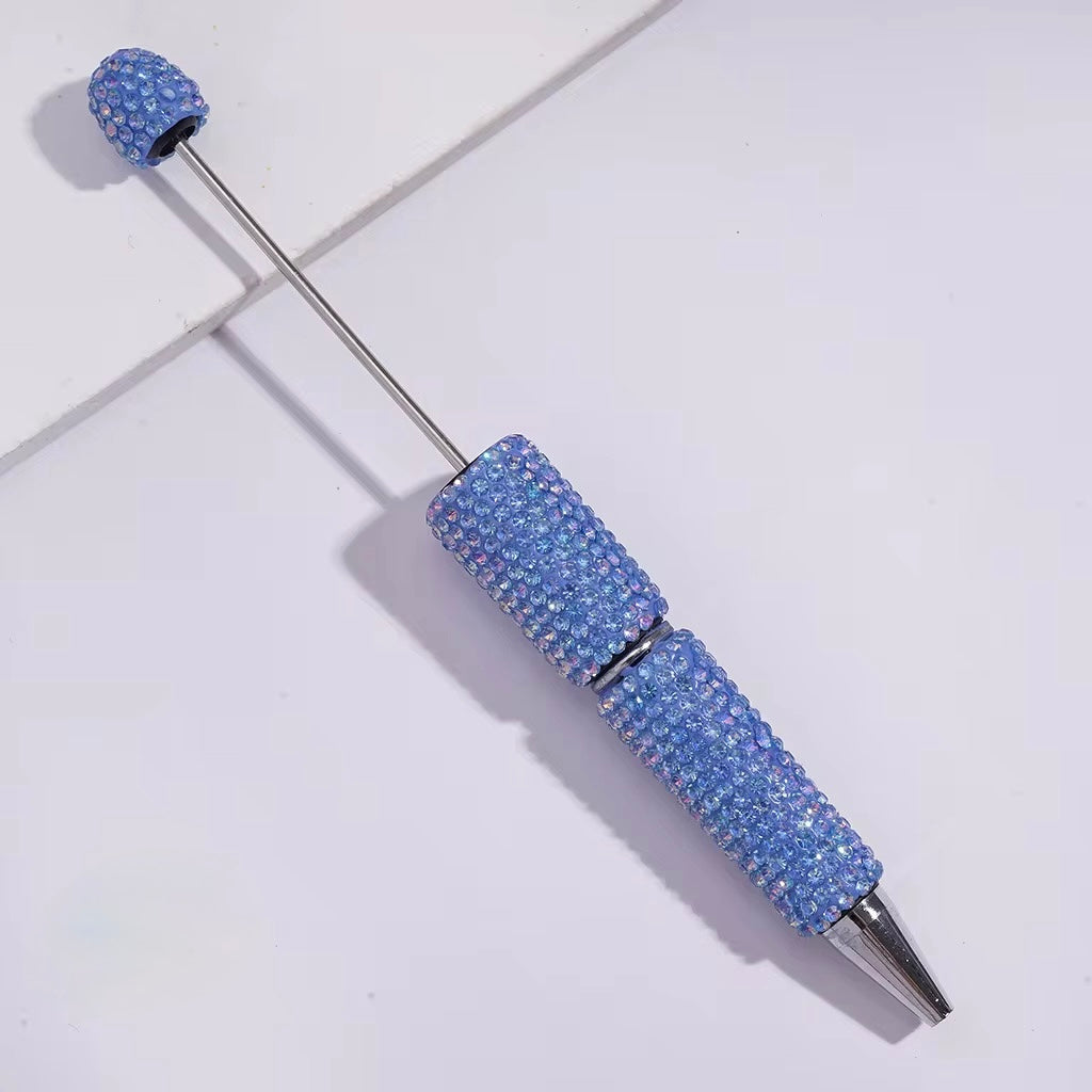 Clear Shinny Rhinestone Clay  Beadable Pens