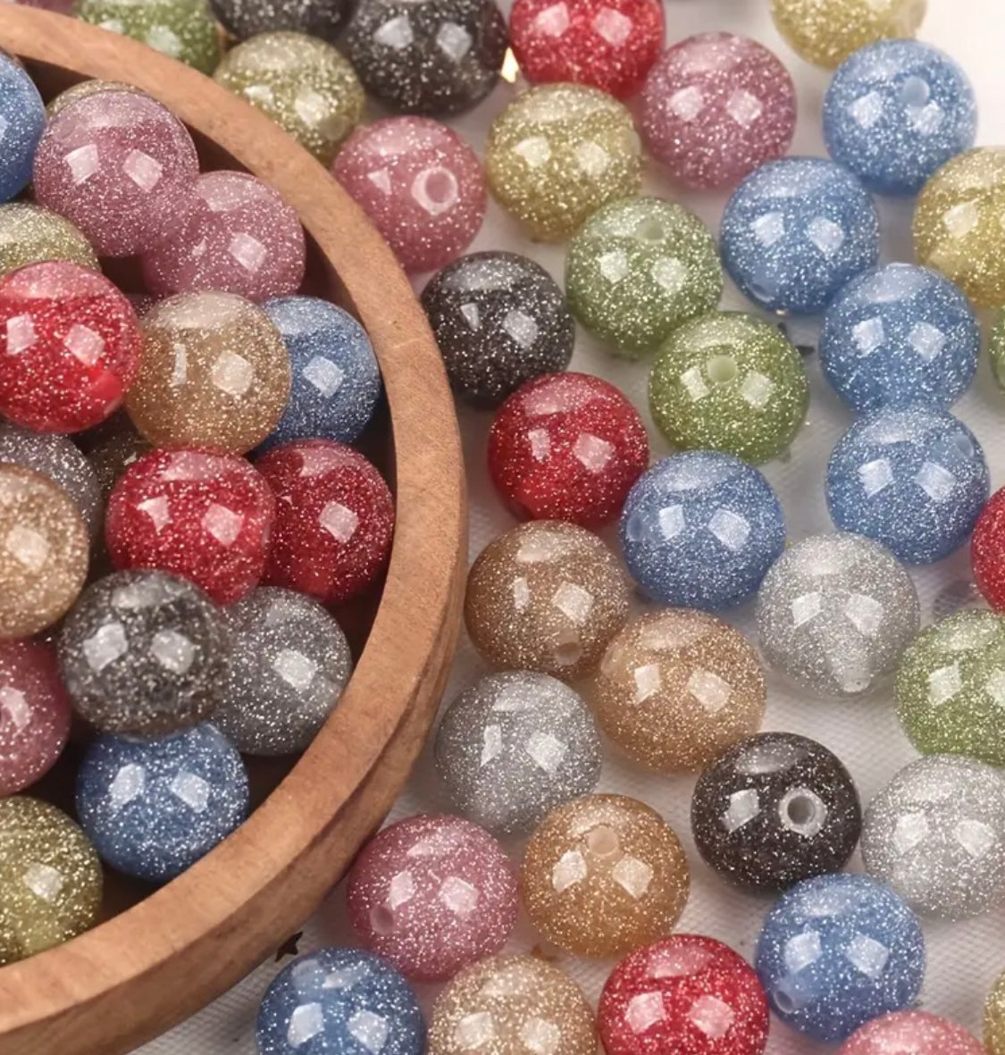 16mm Super Glitter Beads-Q20 Main image