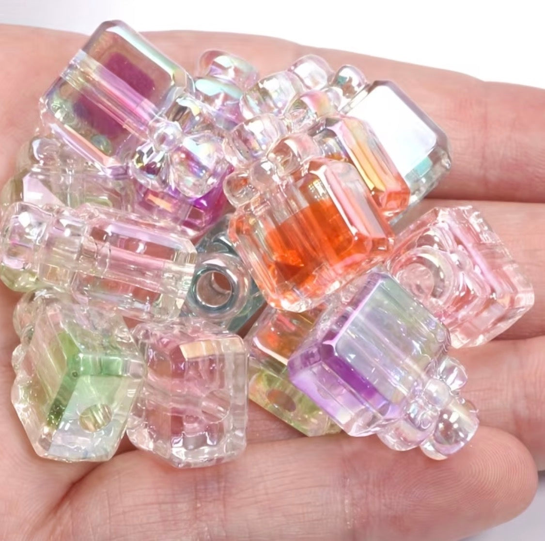 21mm Perfume Bottles Double Layer Transparent-Q9