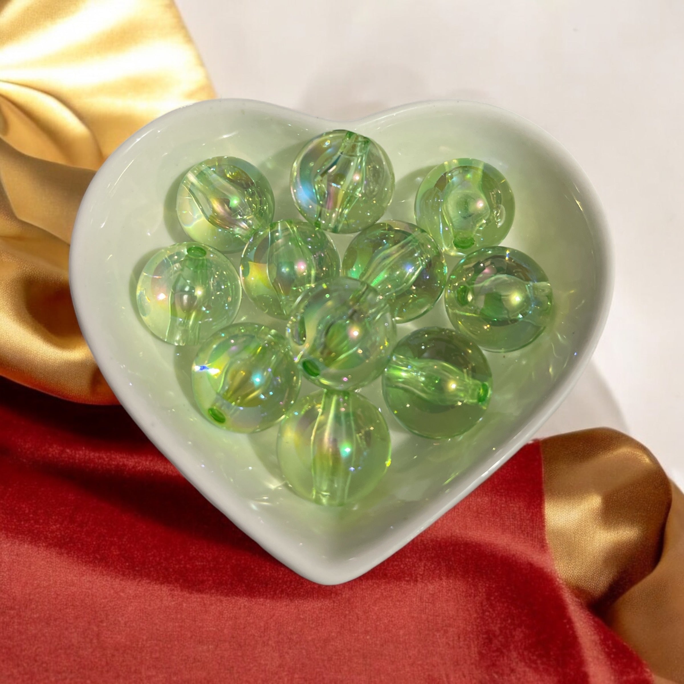 16mm Clear AB Beads (Single Colors)
