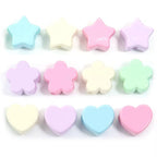 Wide Hole Shape Mix Beads (10pcs)