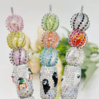 18mm Clear Rhinestone Beads (5pcs)-S9