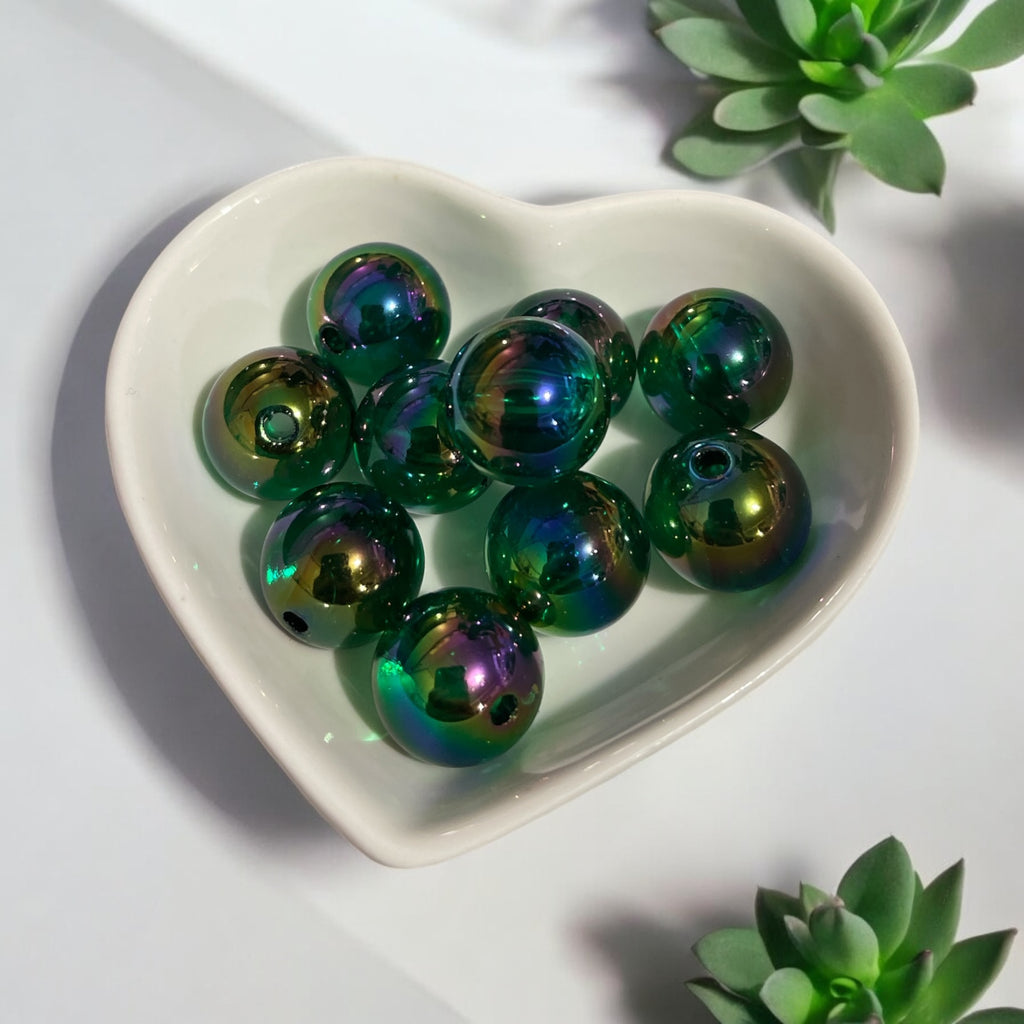 16mm Clear AB Beads (Single Colors)