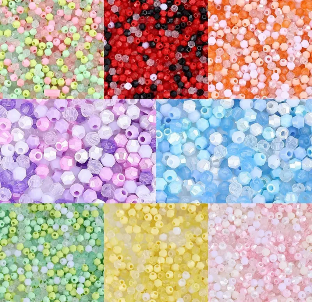 4mm Bicone Beads