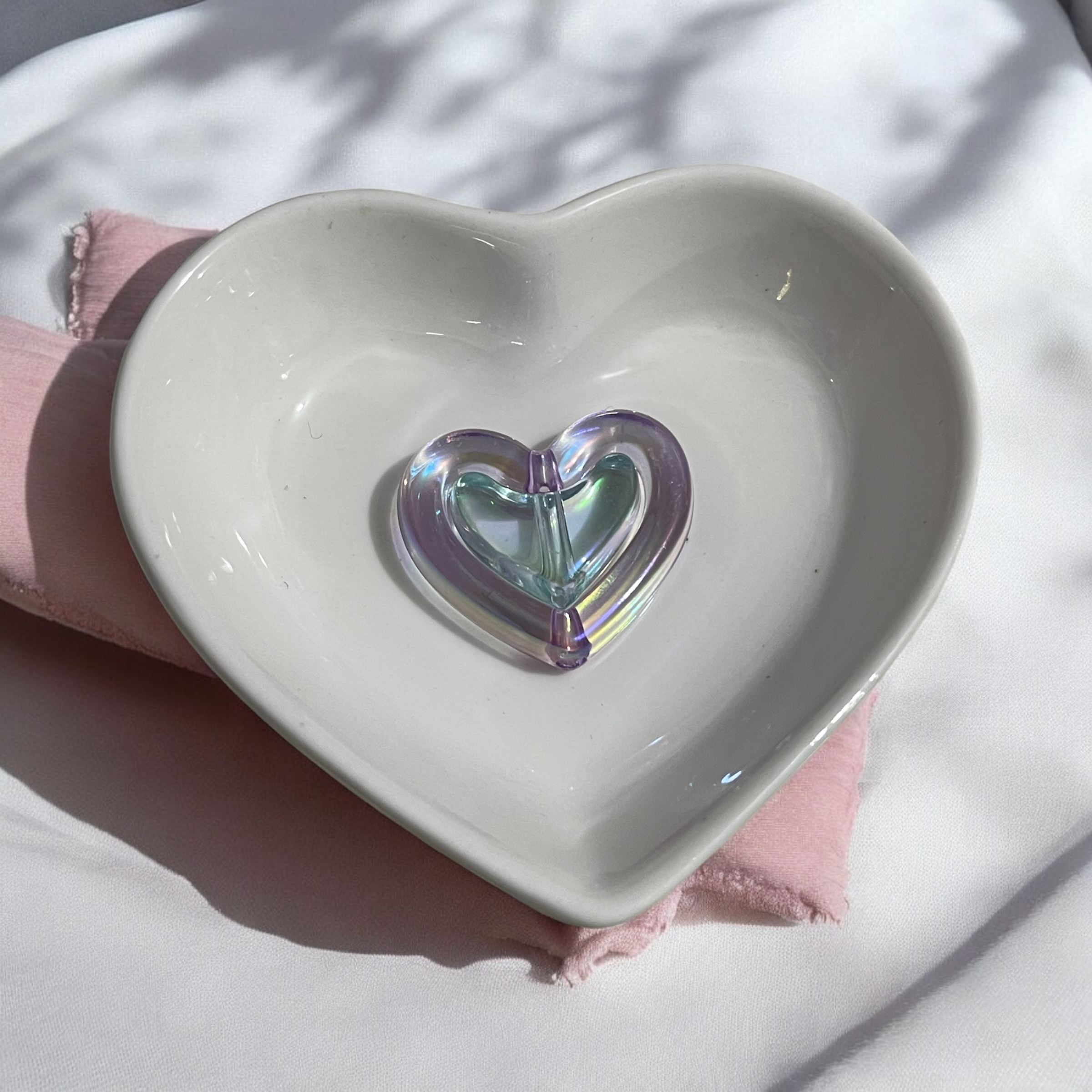 Clear Heart Beads Sets (10 Sets) Main image