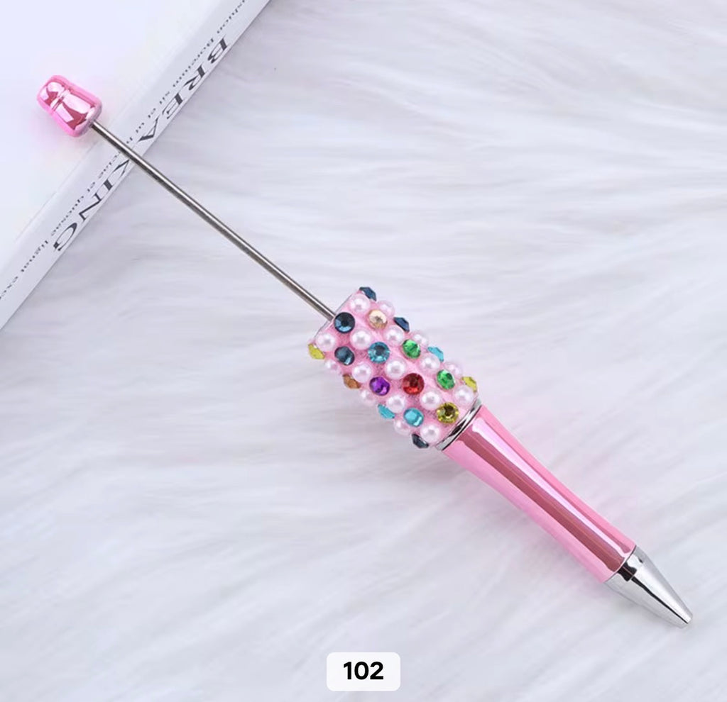 Rhinestone Pearl Shinny Metallic Beadable Pens