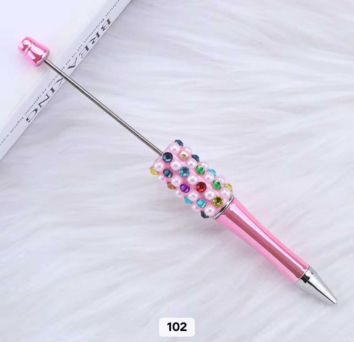 Rhinestone Pearl Shinny Metallic Beadable Pens
