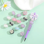 16mm Rhinestone Daisy Flower Fancy Beads (5pcs)