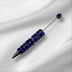 Beadable Clay Pens with Dazzling Heart in Assorted Colors Valentine's Day, AB Rhinestones